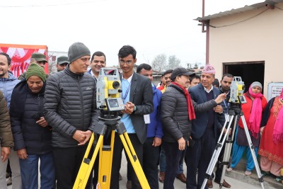 बुटवलमा लालपूर्जाविहिन क्षेत्रको नापजाँच शुरु