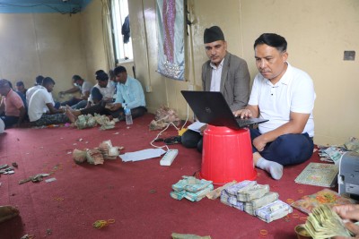 लुम्बिनीमा दान वापत ६४ लाख ७६ हजार संकलन 
